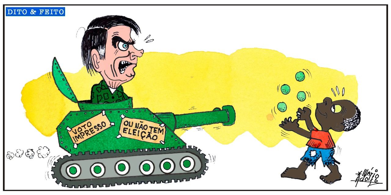 Dito & Feito - Micareta de tanques virou chacota nas redes sociais, mostra pesquisa; só 2% elogiaram