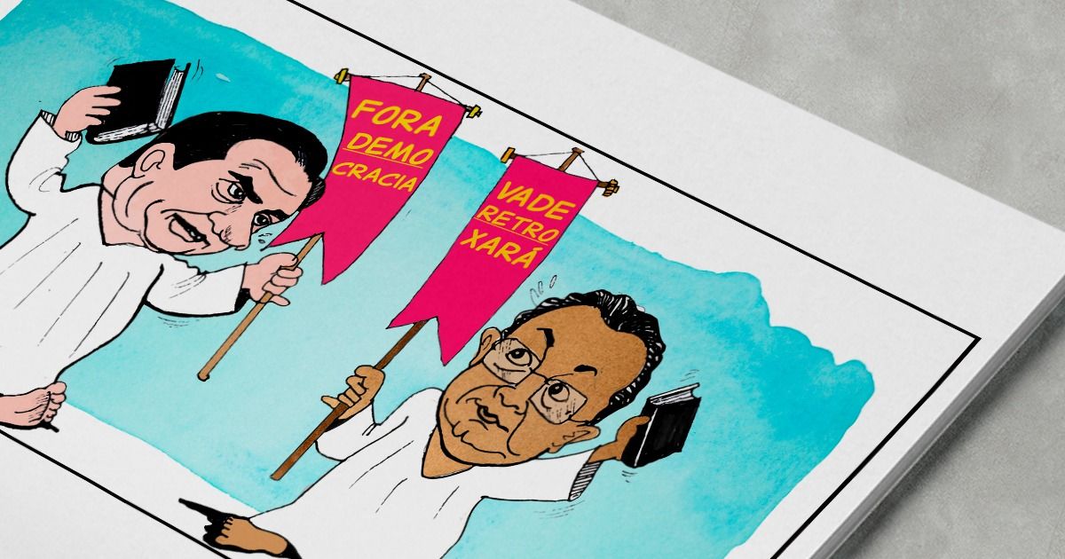 Dito & Feito - GUERRA SANTA – Às vésperas do 7 de setembro Silas Câmara não aceita discurso golpista do xará Silas Malafaia