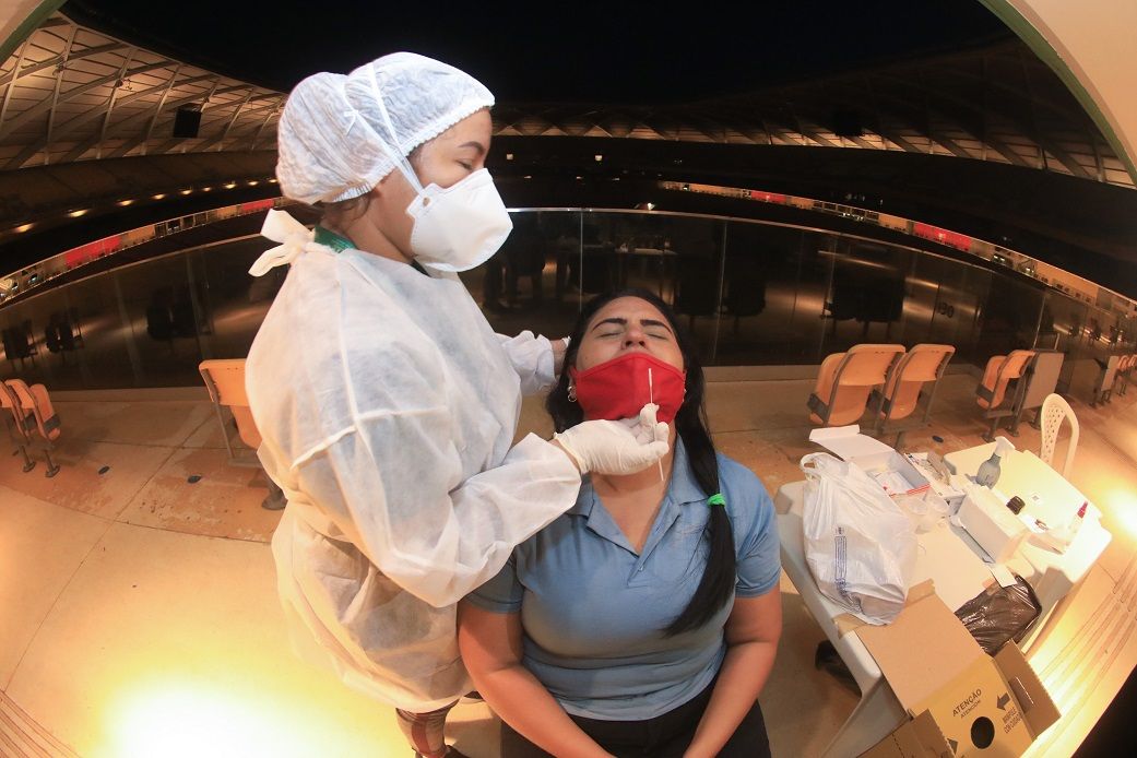 Público é testado antes de evento na Arena da Amazônia