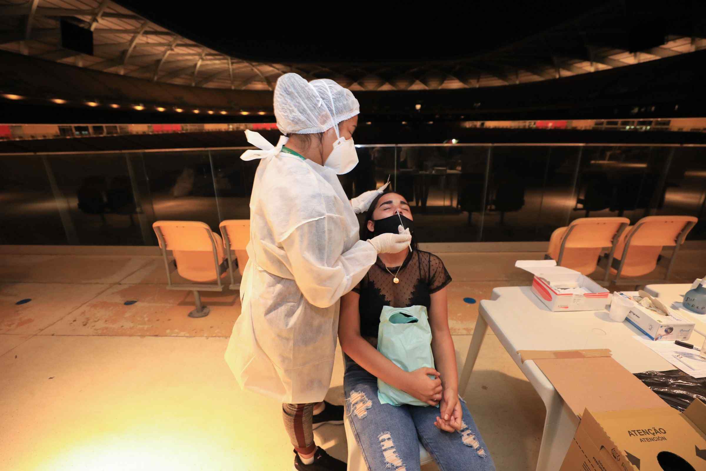 Governo testou 2.785 pessoas que irão participar do evento na Arena da Amazônia