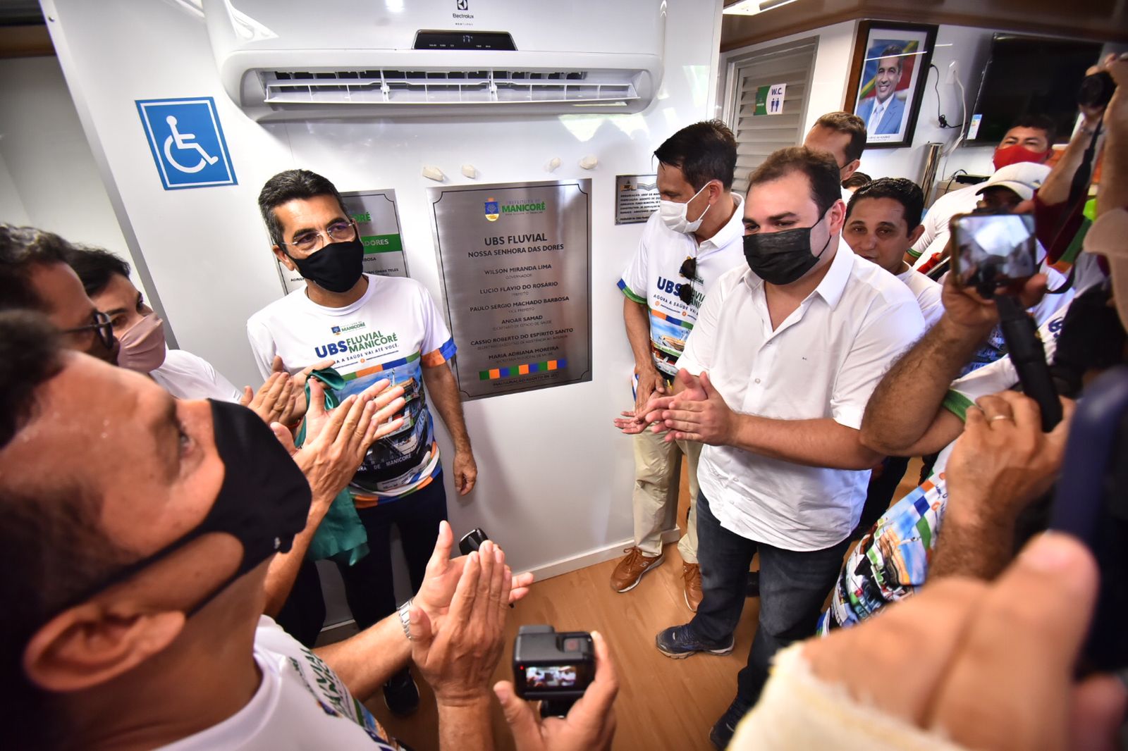 Roberto Cidade participa de inauguração da UBS Fluvial de Manicoré