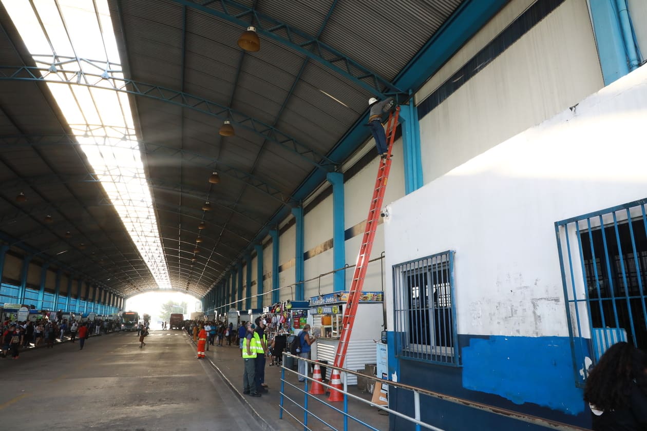 Terminal 2 ganha nova iluminação