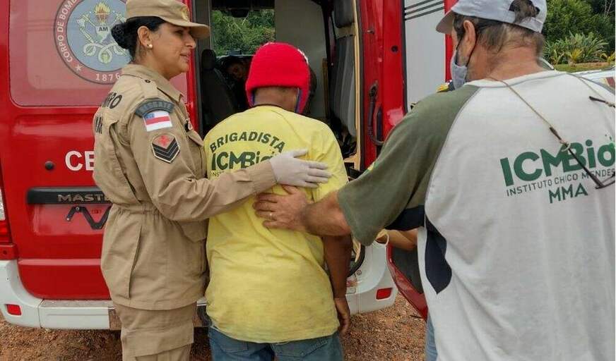 Homens são resgatados após cinco dias perdidos em mata de PF