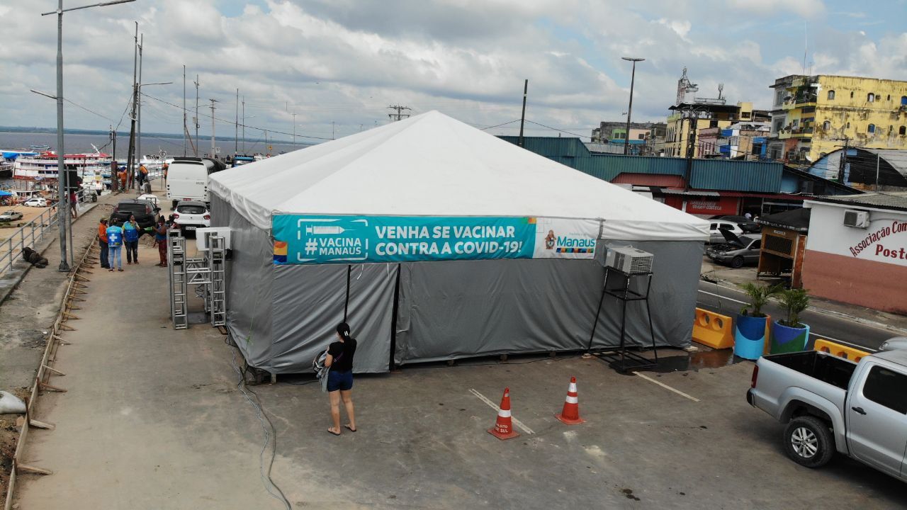 Manaus Moderna ganha ponto de vacinação contra Covid