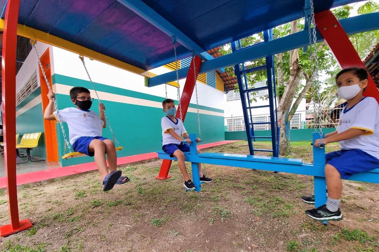Manaus ganhará seis novos parquinhos infantis até o fim do ano