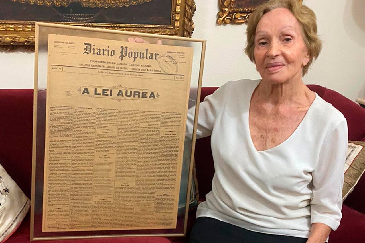 Um pedaço da história do Brasil nas mãos de dona Nathália