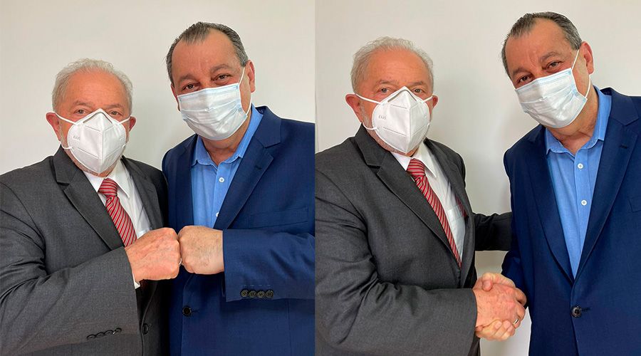 Omar Aziz se reúne com o ex-presidente Lula