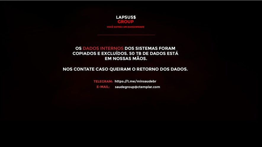 Sites do Ministério da Saúde e Conect SUS saem do ar após ataque de hackers