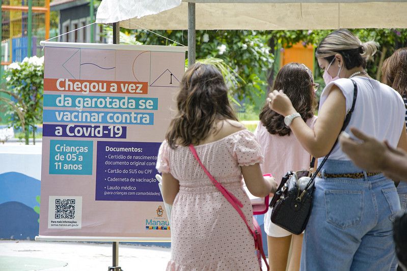 Confira os locais onde as crianças podem ser vacinadas em Manaus