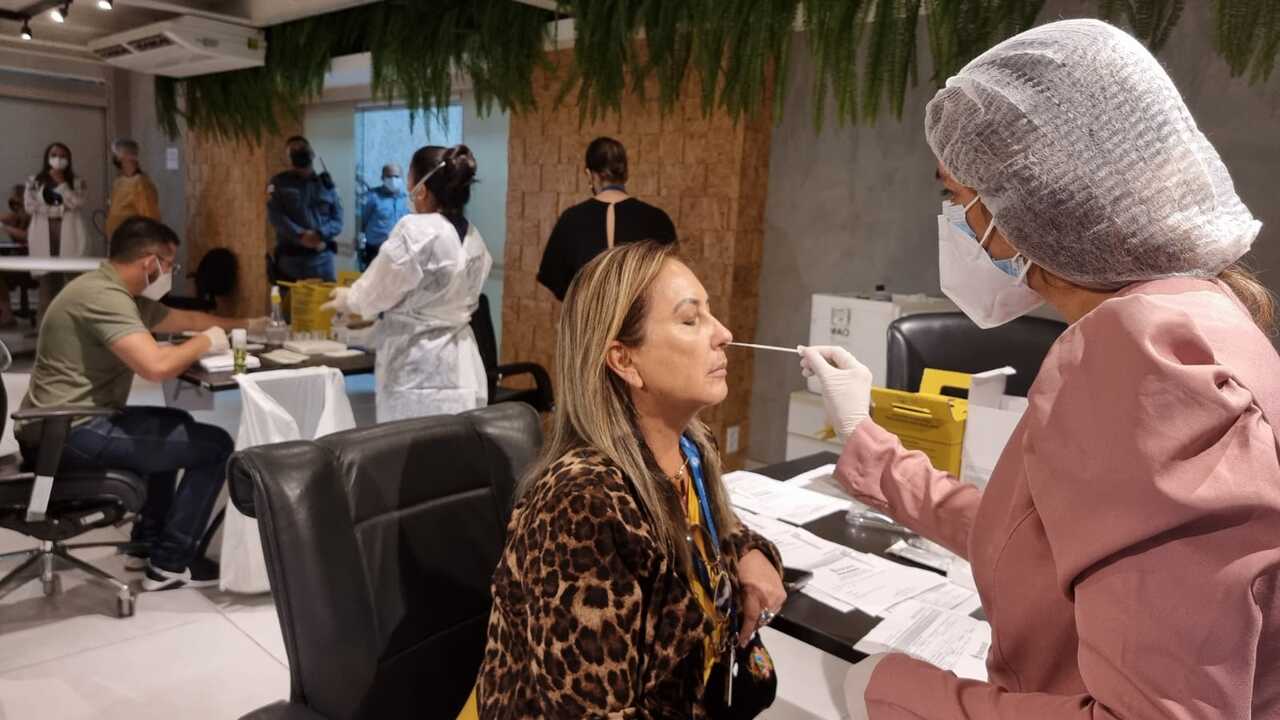 Servidores do TCE-AM passam por testagem em massa