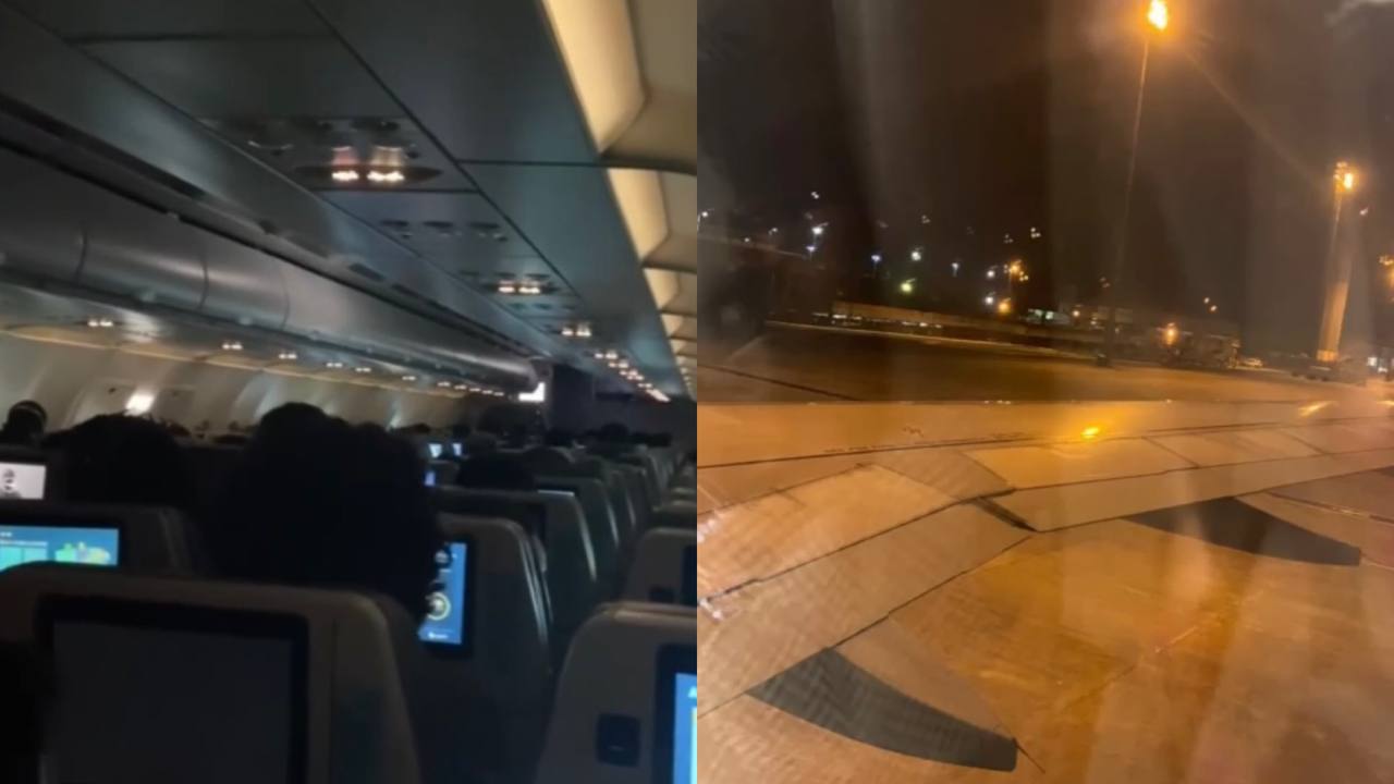 Avião da Azul faz pouso de emergência em Manaus após turbina pegar fogo