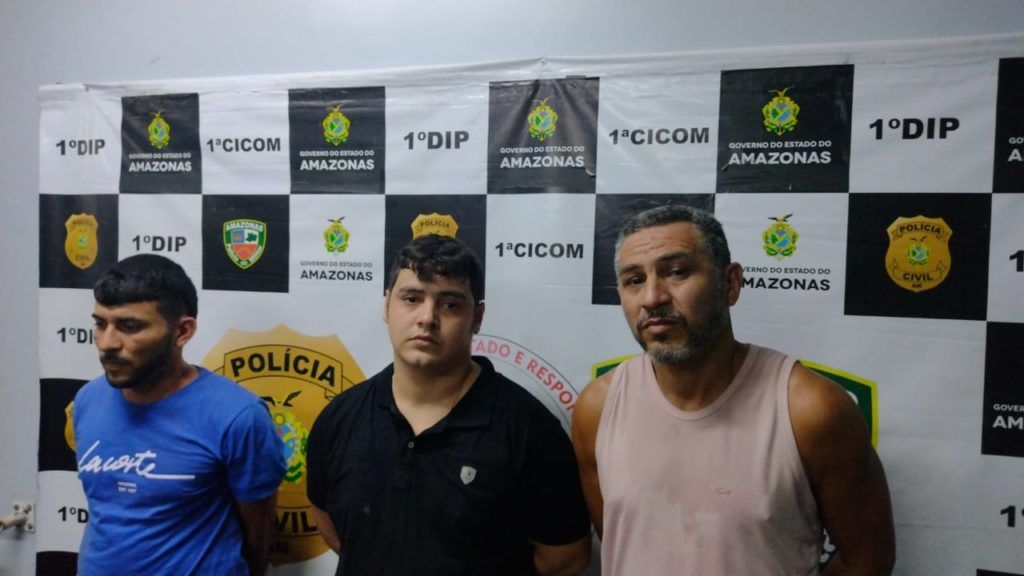 Trio alvo de ataque foi preso por tráfico de drogas e troca de tiros com a polícia em Manaus