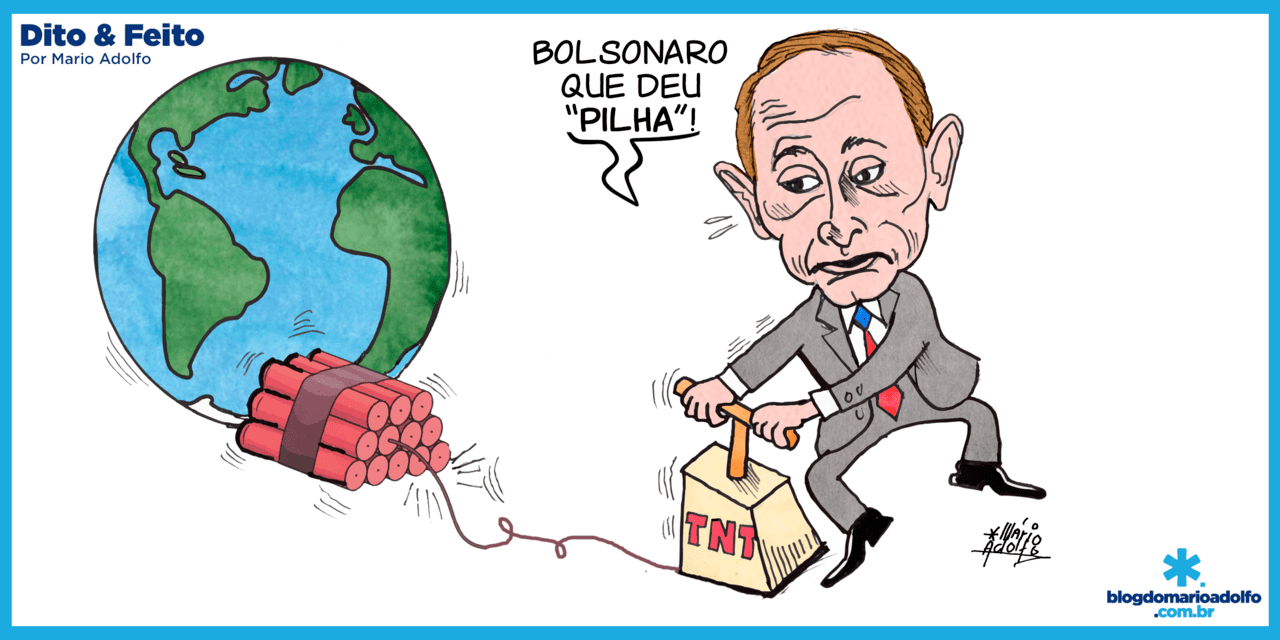 Dito & Feito - PARADOXAL – Bolsonaro odeia comunista, mas se aliou a Putin, que é comunista