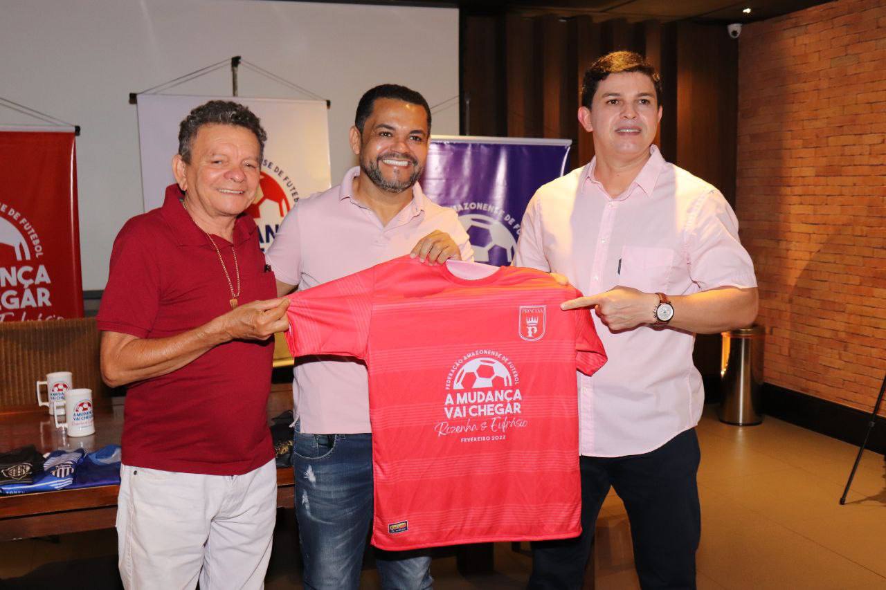 Campanha de Rozenha e Eufrásio à FAF mostra força e recebe apoio de clubes profissionais do Amazonas