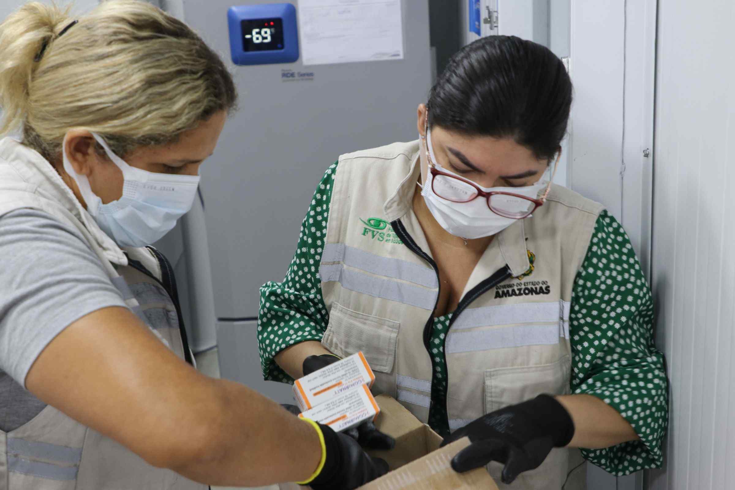 Amazonas recebe mais 68.600 doses de vacina Pfizer pediátrica