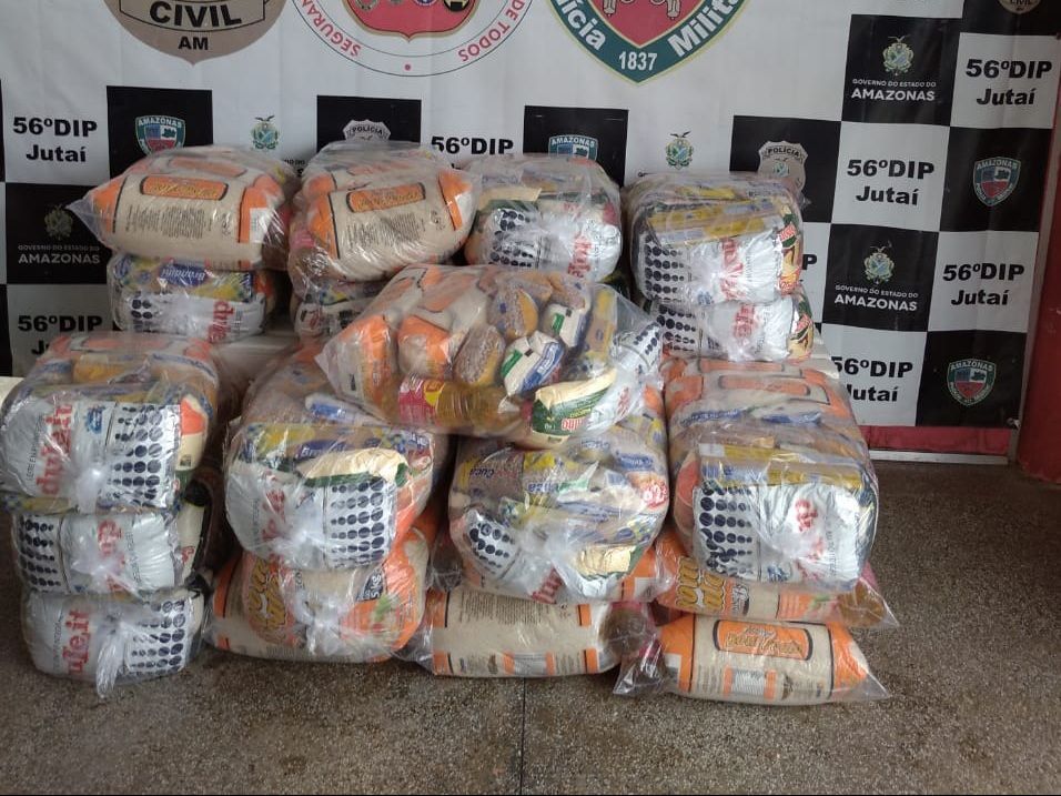 Polícia apreende cestas básicas desviadas da Funai no AM