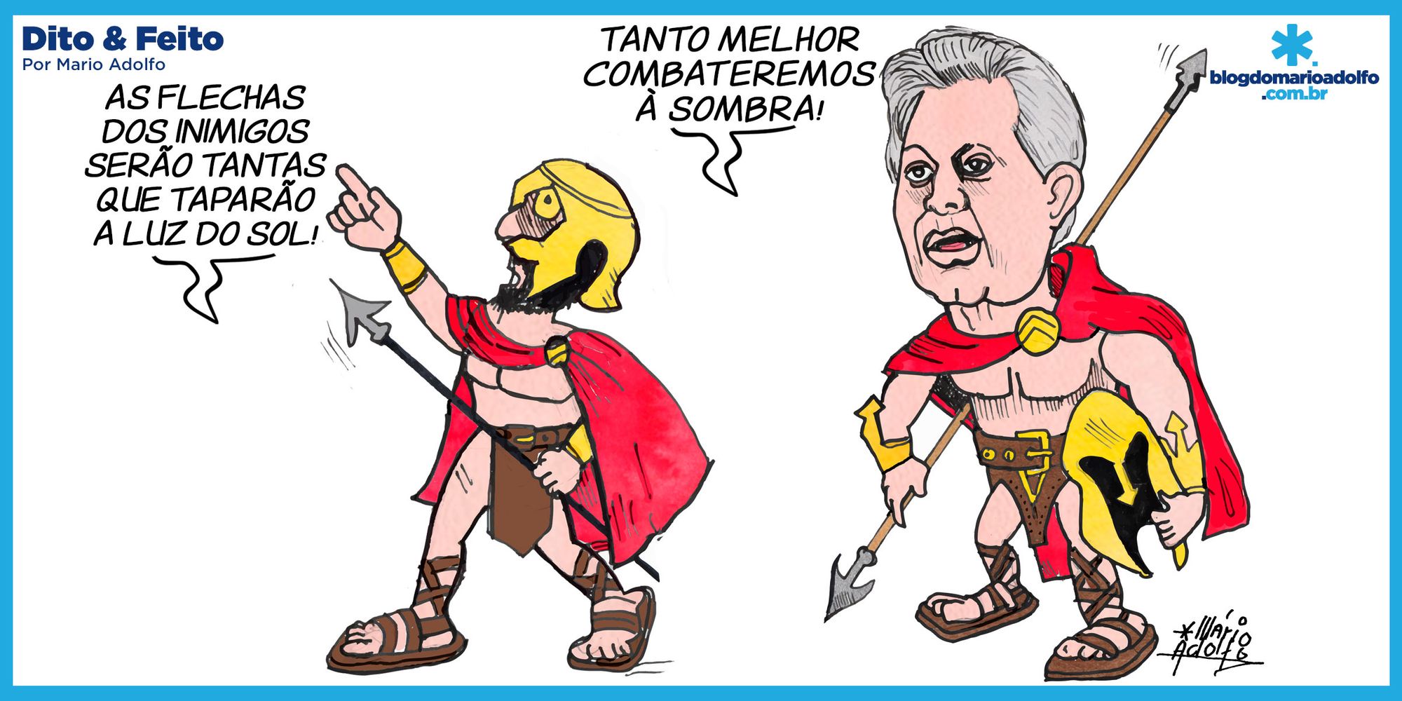 Dito & Feito - "EU NASCI PARA LUTAR!” - Arthur lança pré candidatura e diz que será um pouco de Leônidas e Zelenski