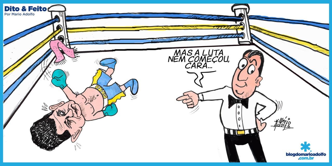 Dito & Feito - NOCAUTEADO ANTES DA LUTA – Sérgio Moro não decola e decide “jogar a toalha”