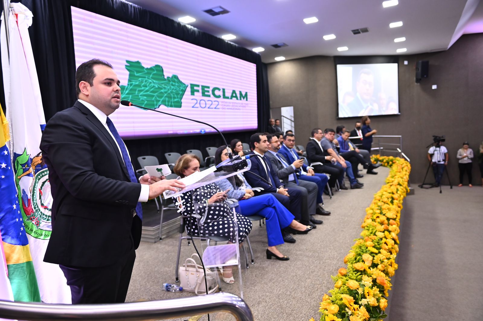 Roberto Cidade ressalta pioneirismo do Feclam, durante o primeiro dia do evento