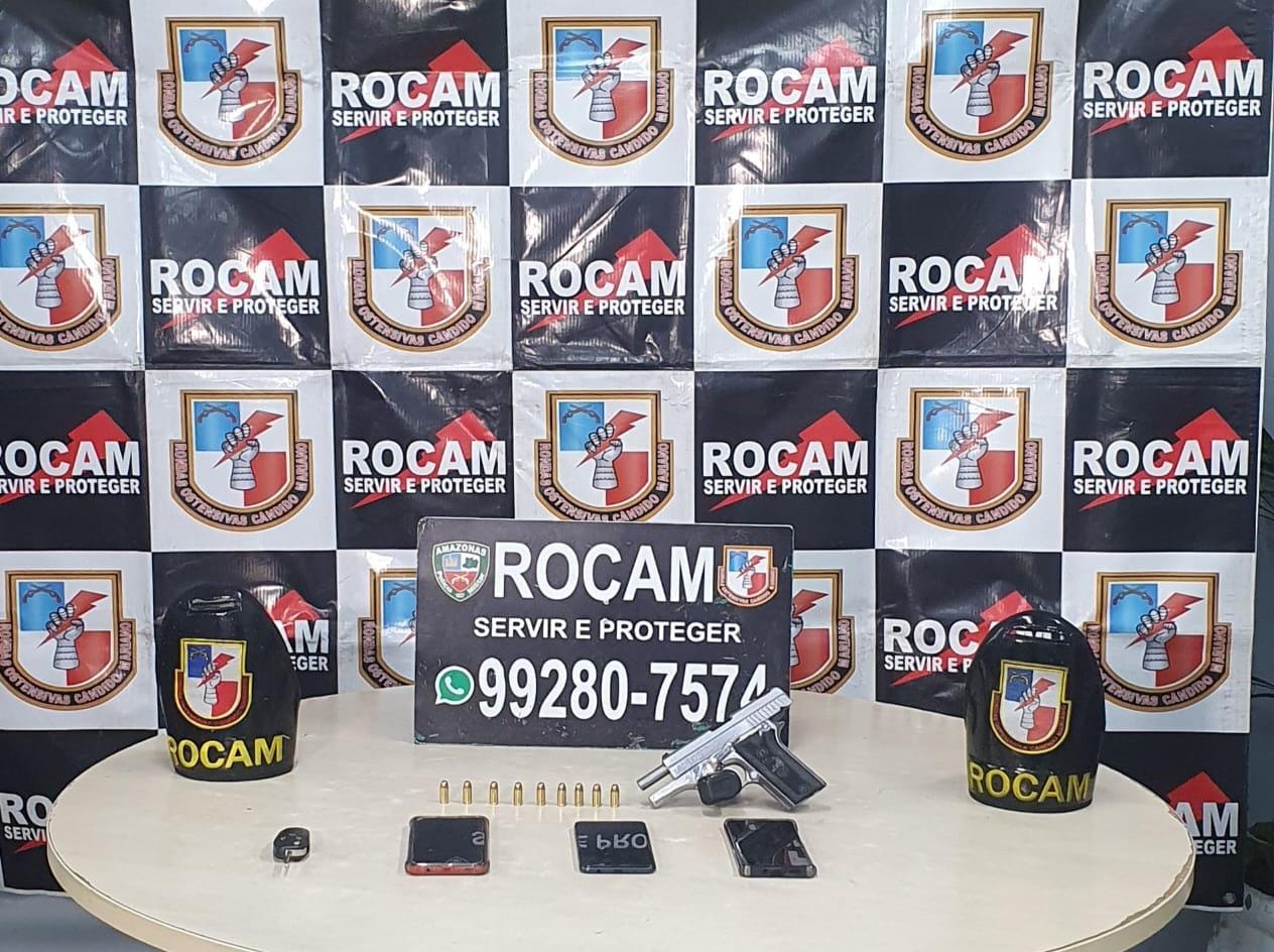 Rocam prende dupla suspeita de homicídio na zona Leste