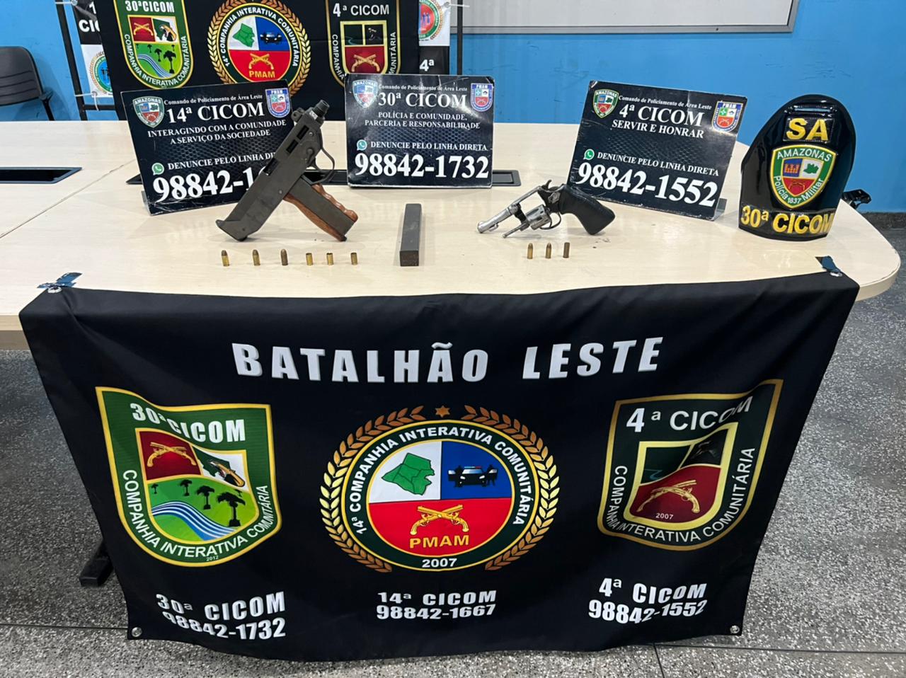 Suspeito de integrar facção é baleado em tiroteio com a PM