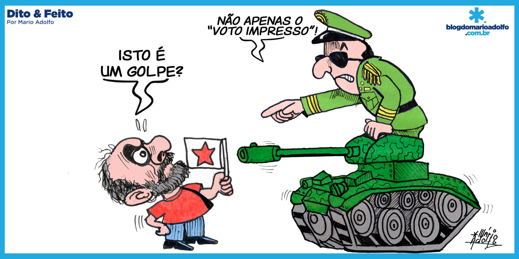 Dito & Feito: PARTIDO MILITAR – O único projeto dos generais é “permanecer no poder”