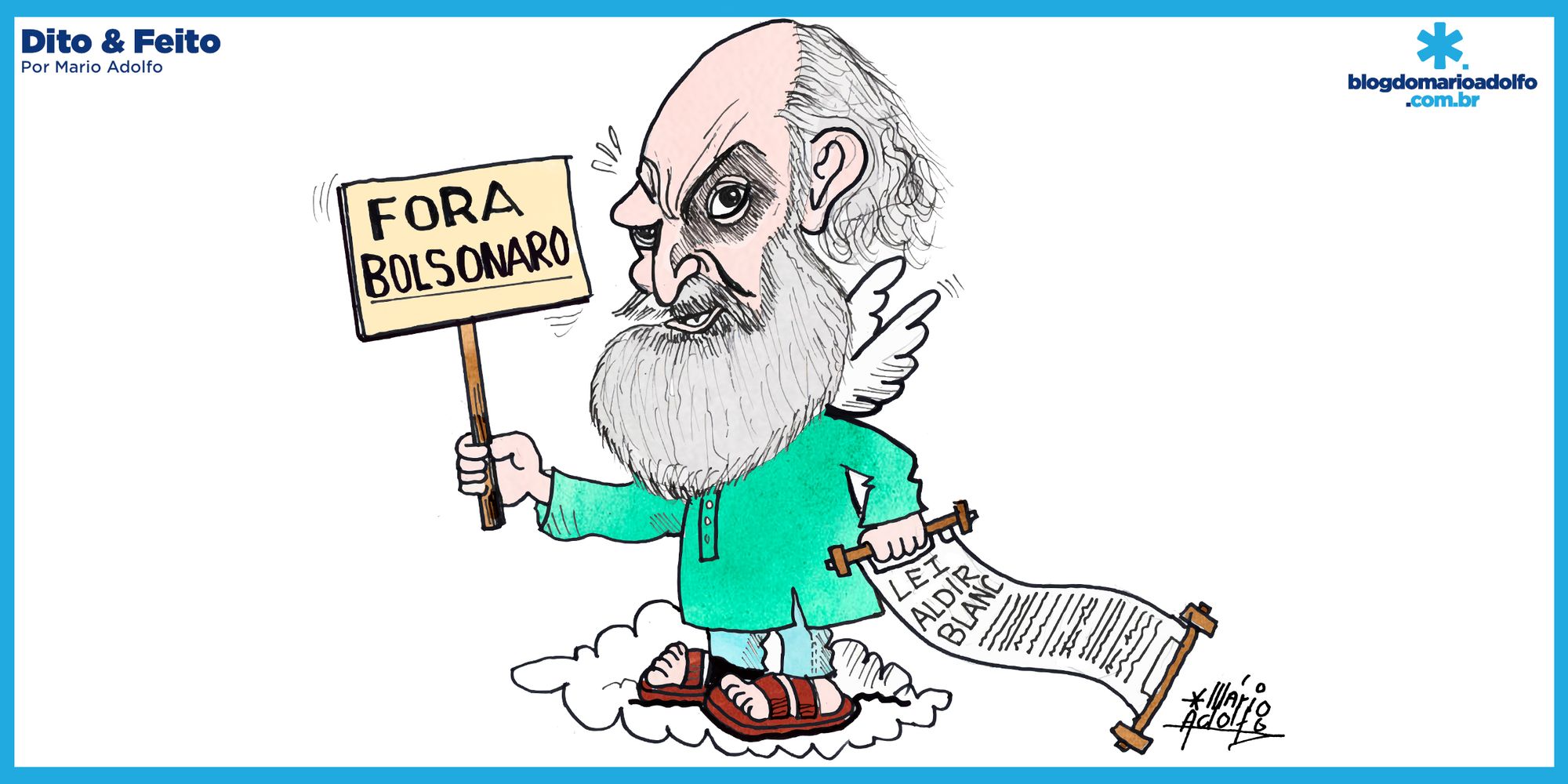 Dito & Feito - Bolsonaro veta a Lei Aldir Blanc e cumpre promessa de acabar com a cultura