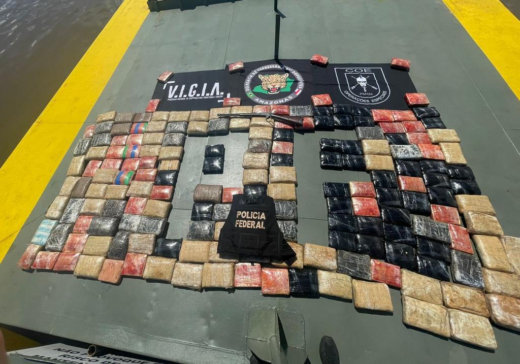SSP-AM apreendeu mais de 1 tonelada de drogas e 343 armas no primeiro trimestre