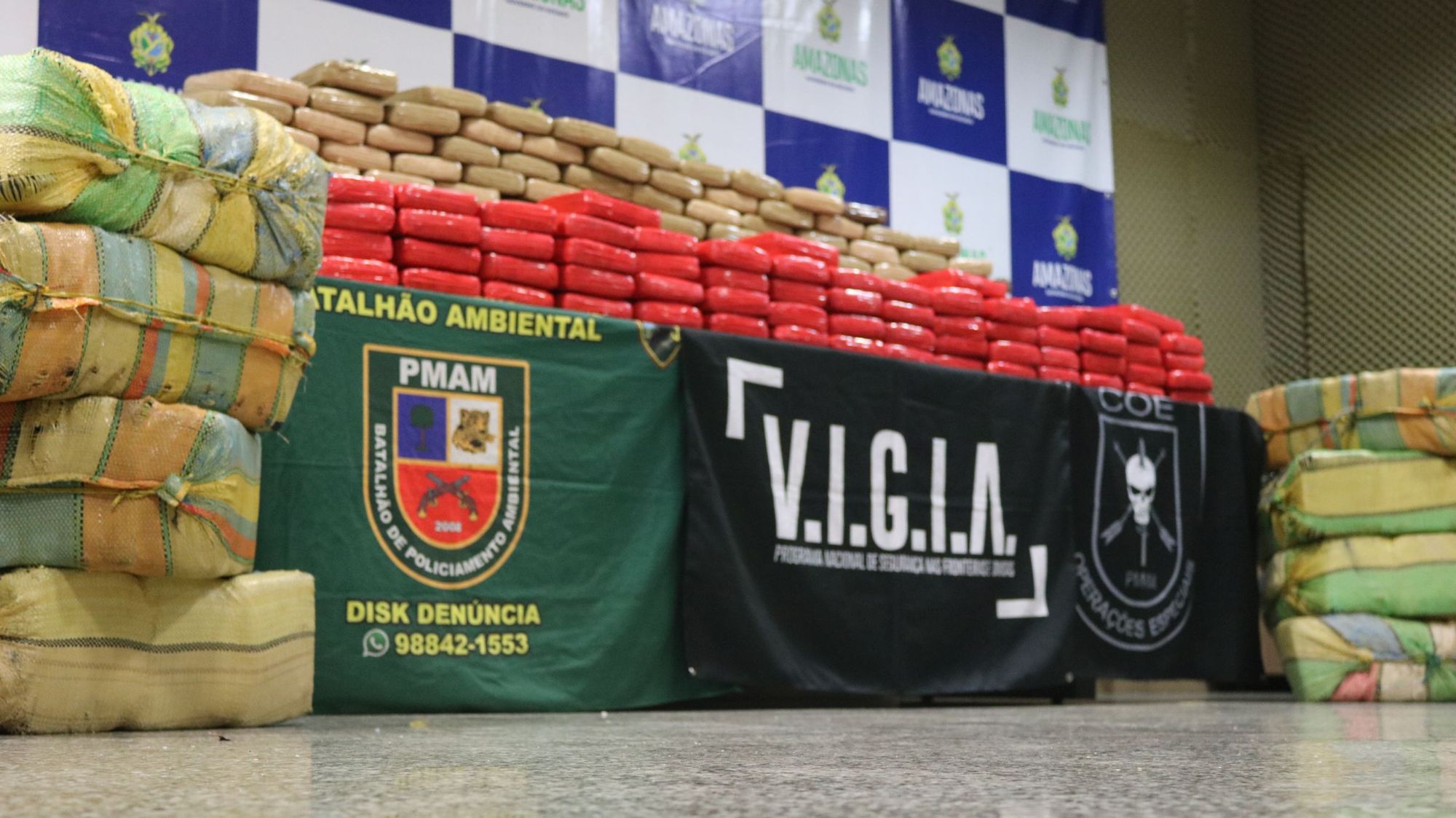 Operação Hórus: cinco homens são presos com 600 quilos de drogas no AM