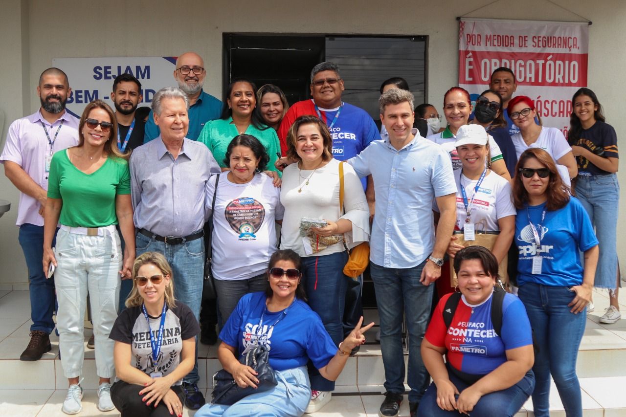 ‘O grande potencial do Amazonas está em sua biodiversidade’, diz Arthur Neto em palestra para universitários de Manacapuru