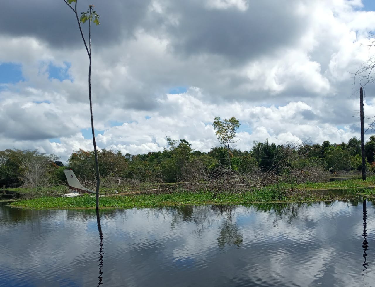 Avião monomotor faz pouso forçado no interior do AM