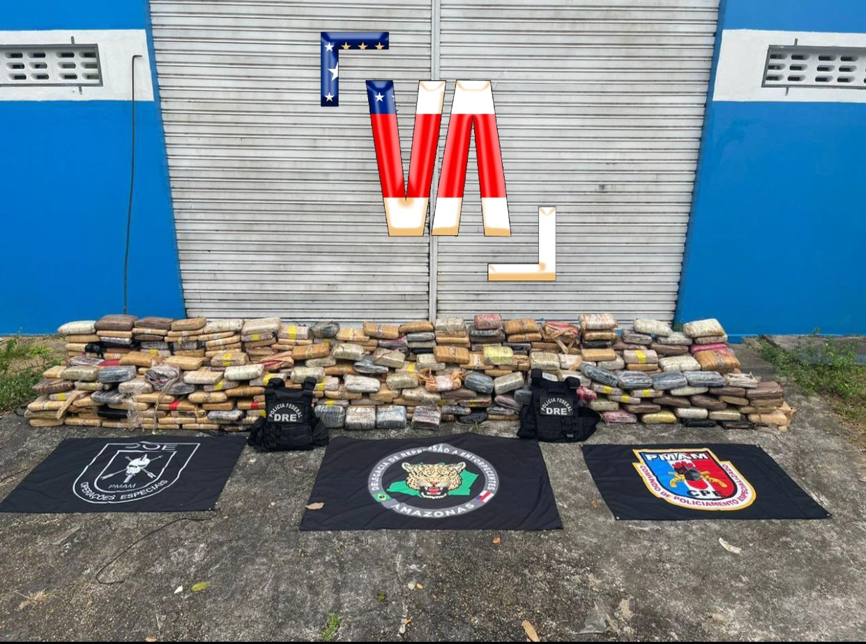 Ação policial apreende 600 quilos de drogas no rio Negro