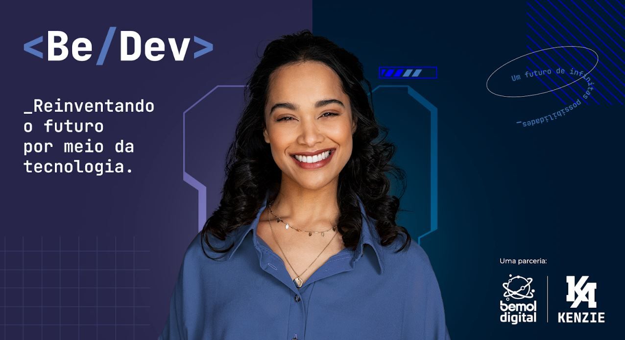 Kenzie Academy Br e Bemol Digital oferecem curso gratuito de programação