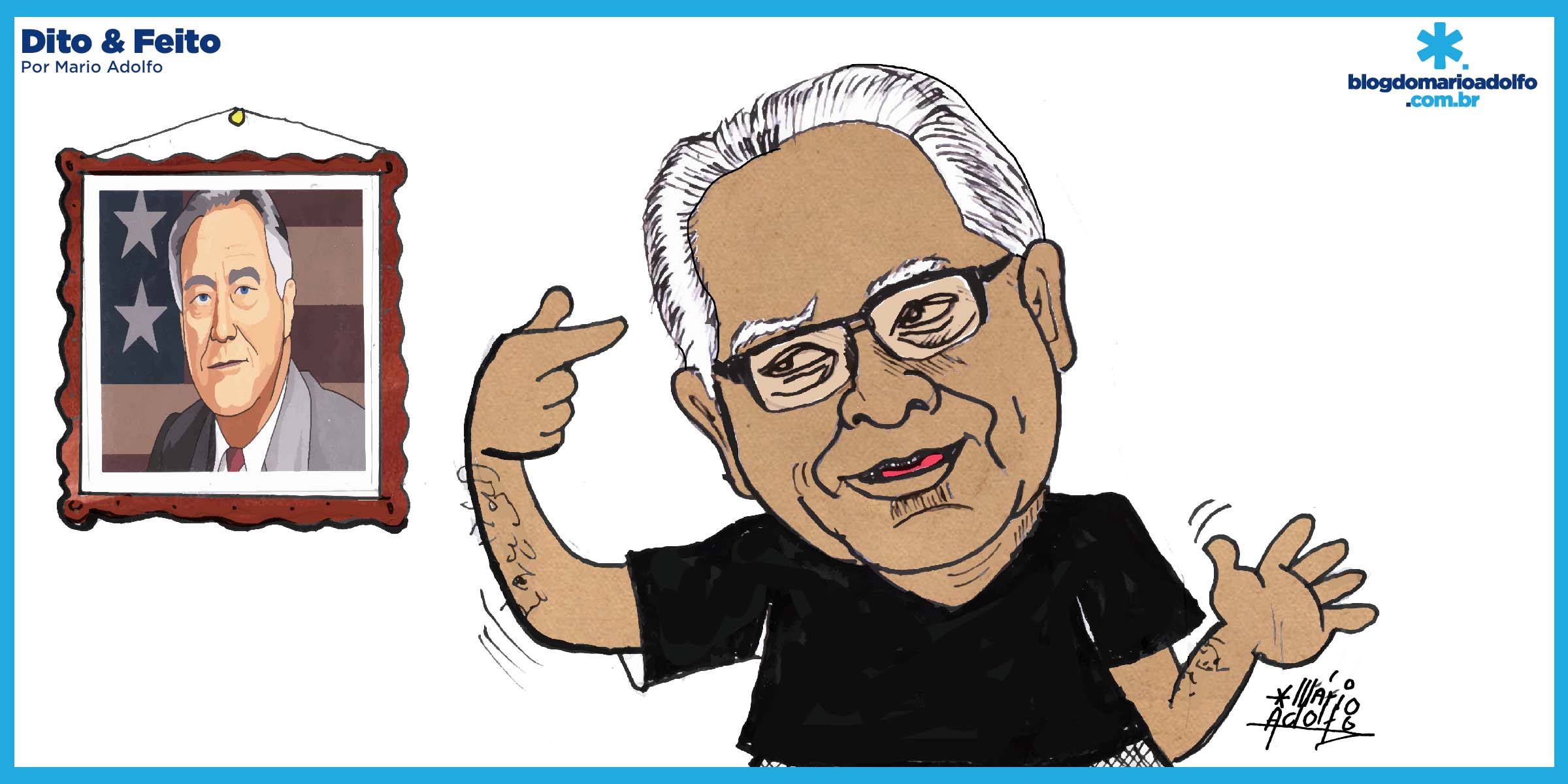 Dito & Feito: AMAZONINO – “Ser velho não é crime. Ninguém administra com as pernas. Administra com a cabeça!”