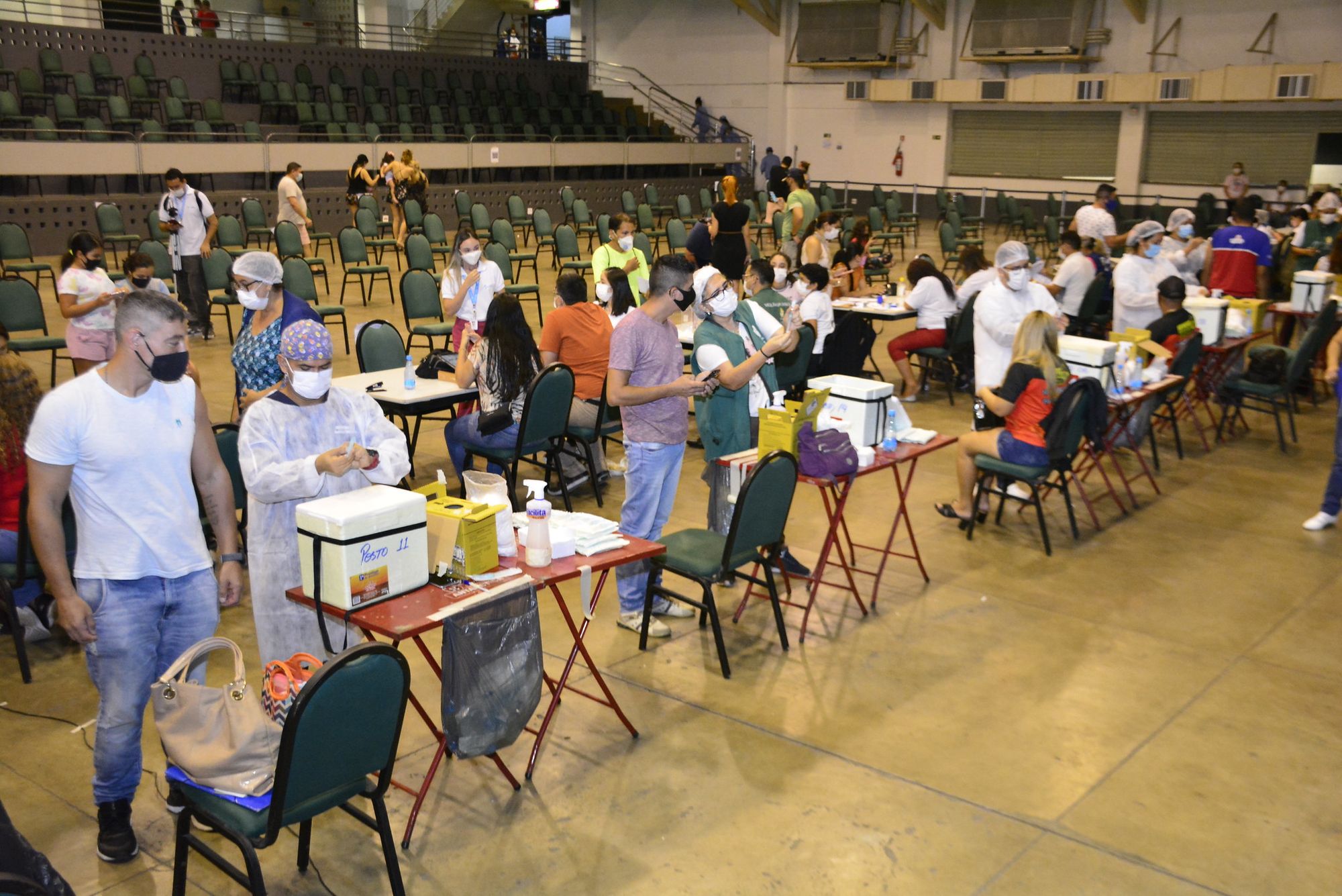 Ponto de vacinação do Studio 5 encerra atividades nesta quarta-feira, 31/8