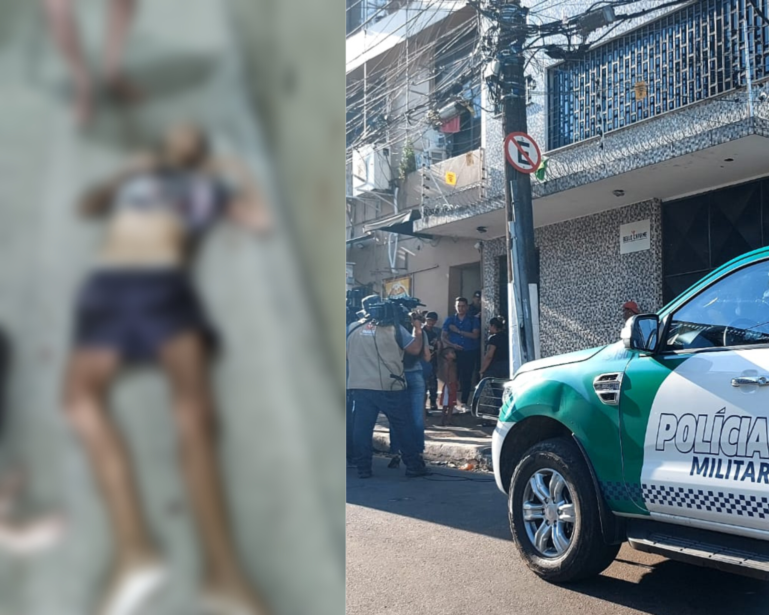 Mulher é morta a tiros com criança no colo no Centro de Manaus