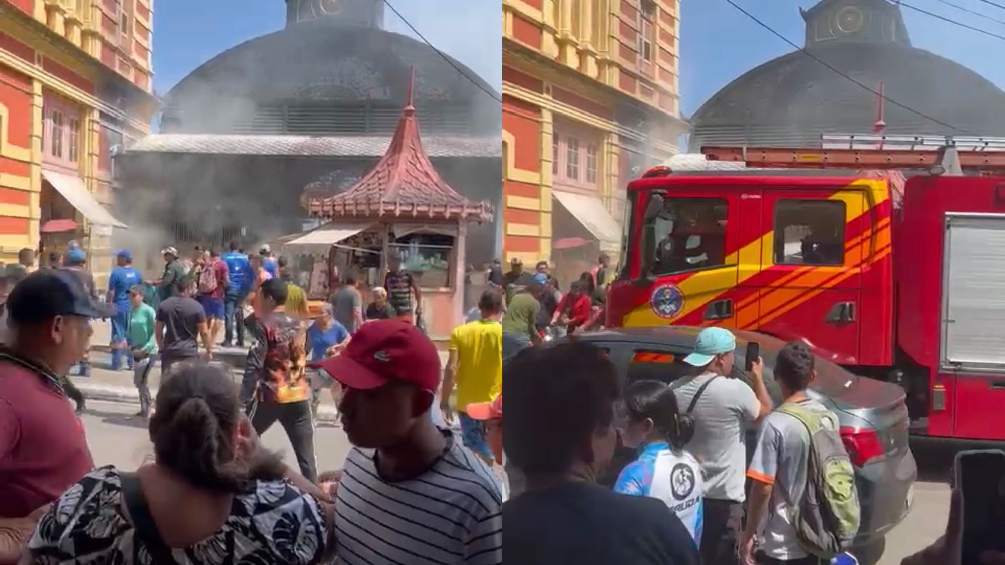 Homem se irrita com demora e incendeia loteria no Mercado Adolpho Lisboa