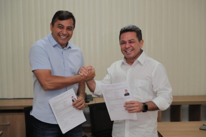 Wilson Lima e Tadeu de Souza solicitam registro de candidatura ao Governo