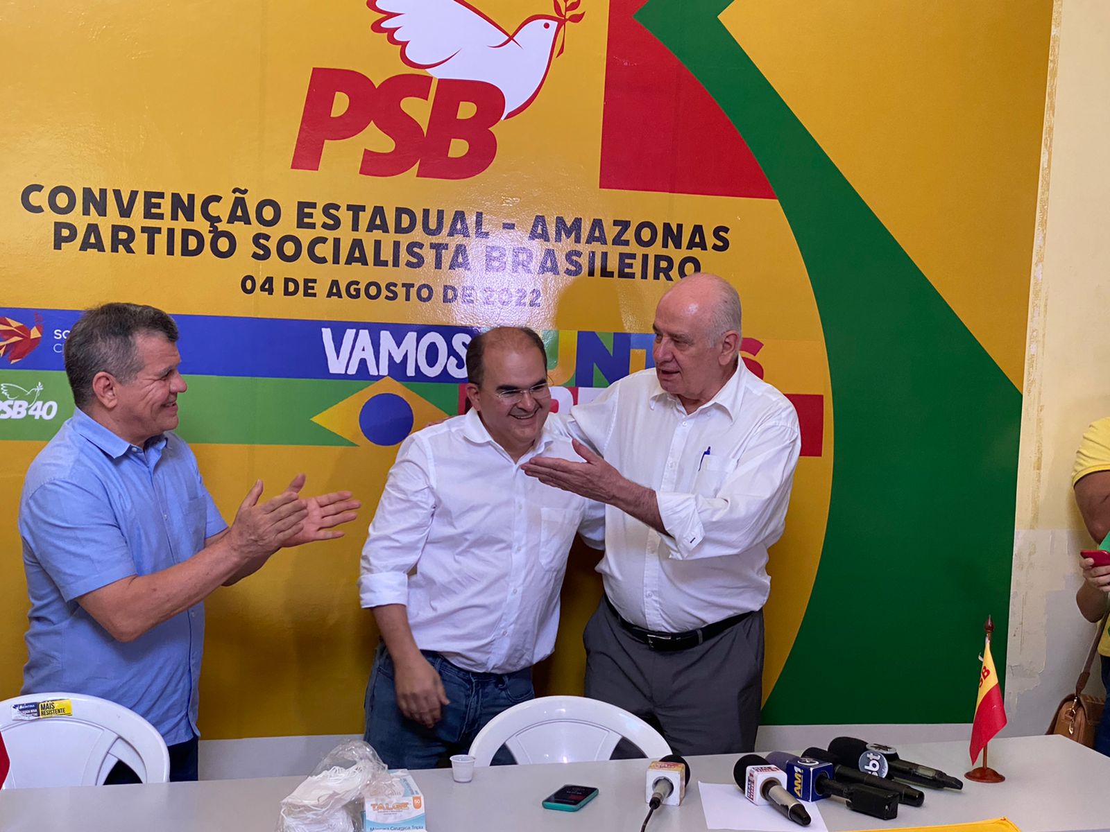 Ricardo Nicolau recebe apoio do PSB, de Serafim Corrêa, na disputa ao governo do Amazonas