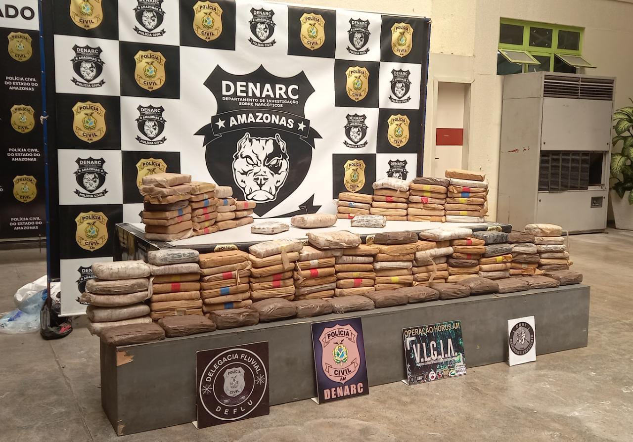 Operação apreende 170 quilos de drogas no interior do Amazonas