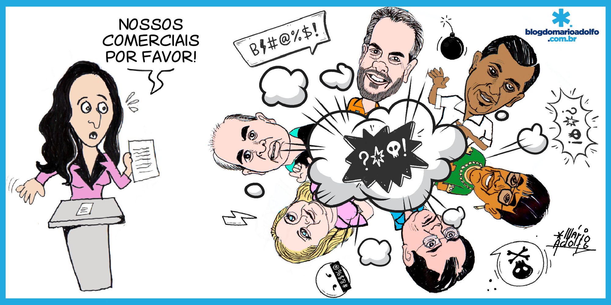 Dito & Feito: candidatos à beira de um ataque de nervos