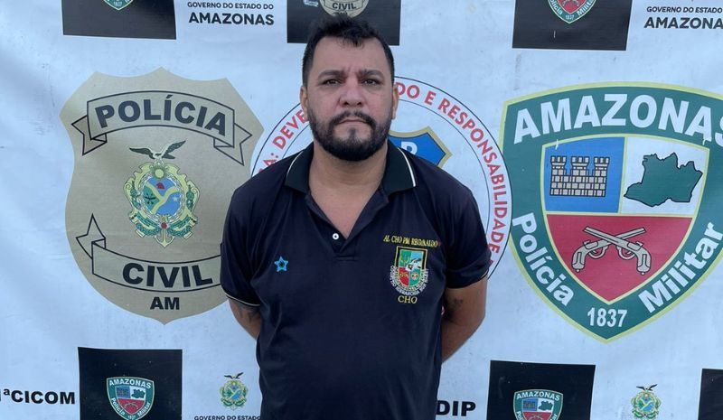Falso policial é preso acusado de cometer diversos crimes em Manaus