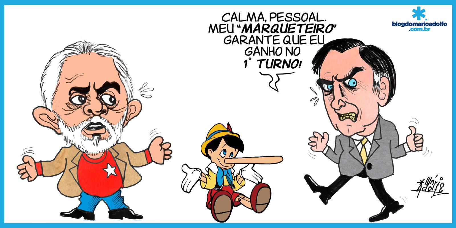 Dito & Feito - 'Onda vermelha' faz barulho e acentua favoritismo de Lula