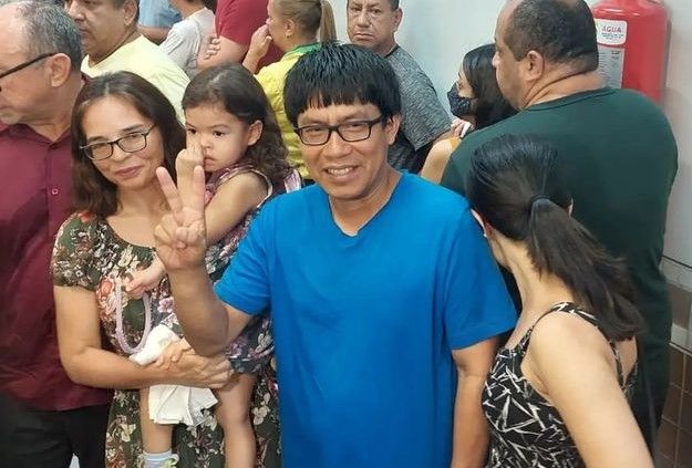 Israel Tuyuka diz que espera um bom resultado das eleições