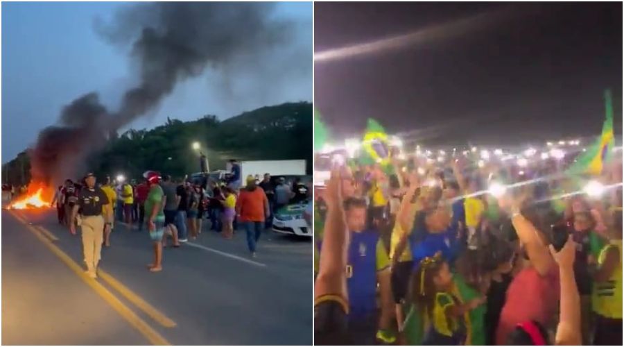 Bolsonaristas continuam protestos nas rodovias do AM