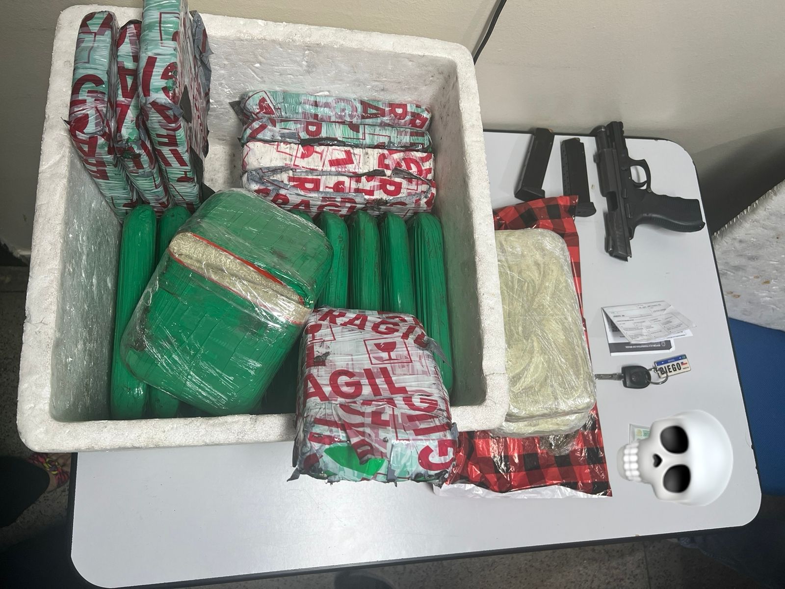 Suspeito de distribuir drogas na zona Leste é preso com 22 kg de pasta-base de cocaína