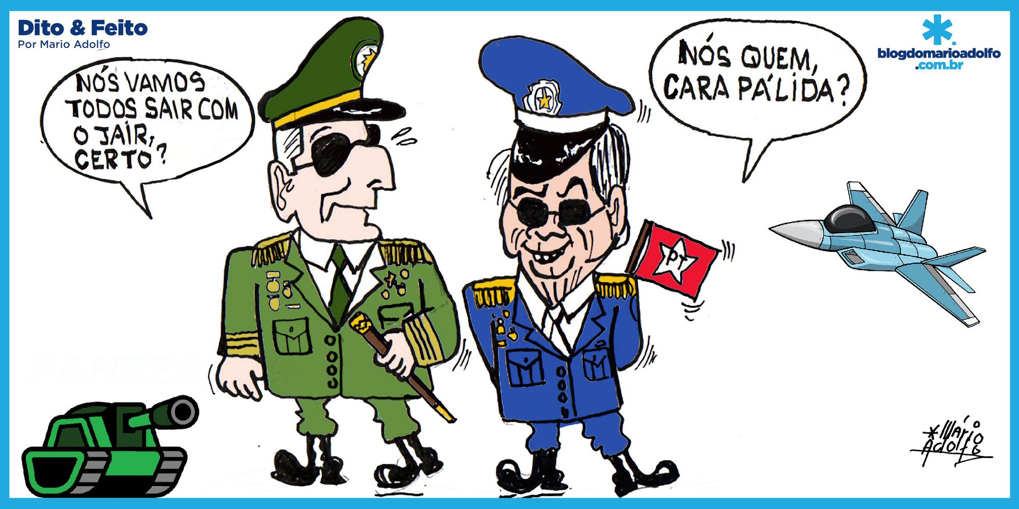 Dito & Feito: QUEM COMEU, COMEU! - Fim da era Bolsonaro  reduz salário de generais ministros