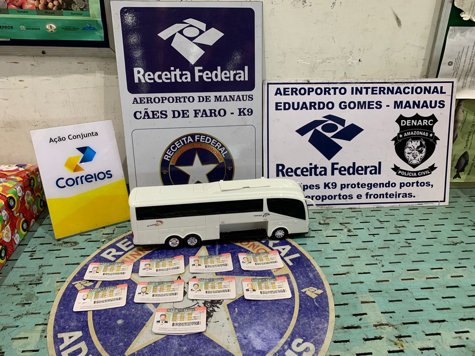 Receita Federal apreende vistos mexicanos falsos enviados pelos Correios