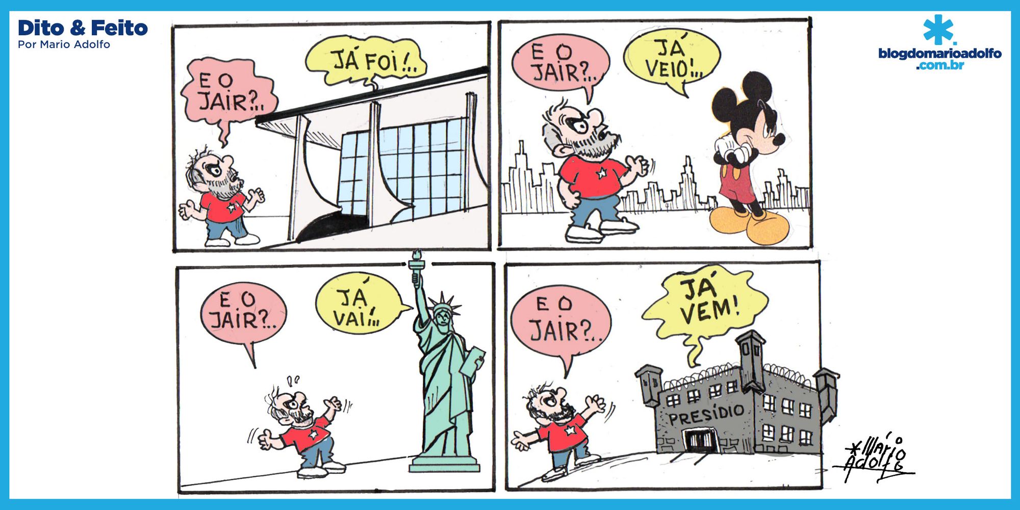 Dito & Feito: VAI PAGAR DOBRADO – Bolsonaro pode ser preso e se tornar inelegível