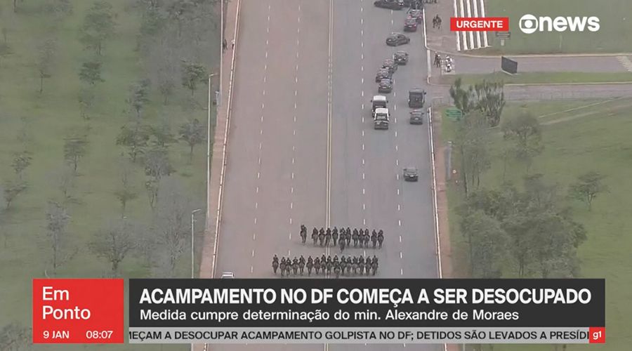 Exército e PM cercam acampamento em Brasília e golpistas fogem